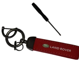 Land Rover Nyckelring i Alcantara Fler färger (Välj Färg: Röd)