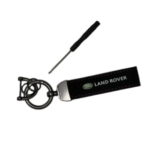 Land Rover Nyckelring i Alcantara Fler färger (Välj Färg: Svart)