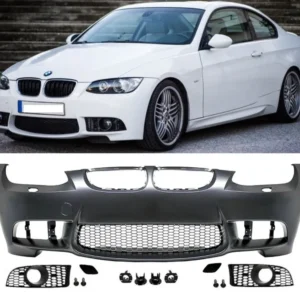 M3 Stötfångare Bmw E92 E93 M front Dimljus (Välj en produktvariant: Lackerad i bilens färgkod)
