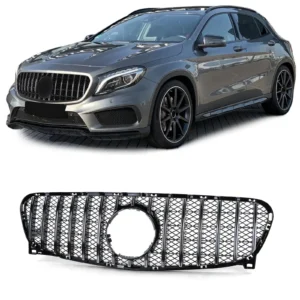 MERCEDES GLA-Class X156 Sportgrill GTR 14-16 (Välj en produktvariant: Silverkrom)