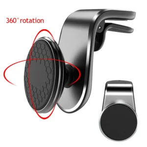 Magnetisk Mobilhållare Praktisk Design (Välj en produktvariant: Silver)