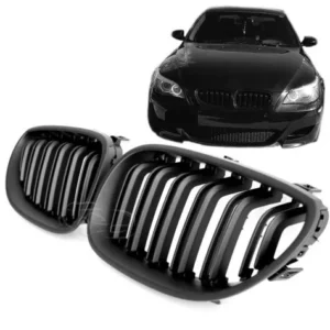 Matt Grill BMW E60 E61 Njurar (Dubbel ribb)