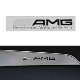 Mercedes-AMG Affalterbach interiör sticker (Välj en produktvariant: Svart/Krom)
