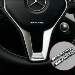 Mercedes AMG logga Ratt Interiör 2-Pack