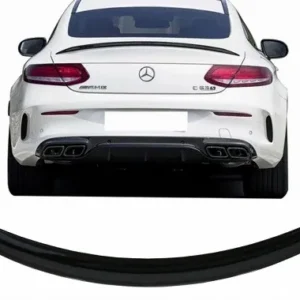 Mercedes-Benz C205 Coupé Spoiler vinge (Välj en produktvariant: Lackerad Mattsvart)