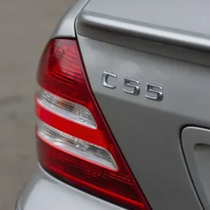 Mercedes-Benz C55 emblem krom modellbeteckning