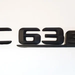 Mercedes Benz C63s emblem C63 s Motorkod (Välj Färg: Mattsvart)