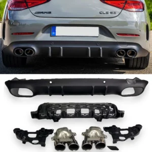 Mercedes-Benz CLS Diffuser C257 W257 CLS53 (Välj Färg: Svart blank)