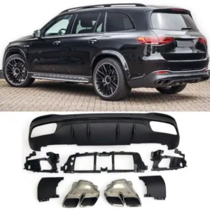Mercedes-Benz Diffusor GLS X167 AMG63 (Välj en produktvariant: Krom)