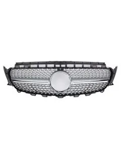 Mercedes-Benz E-klass W213 Diamant Grill Silver (Välj en produktvariant: Utan kamera)