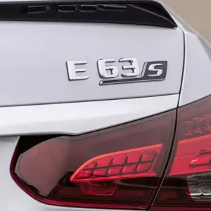 Mercedes Benz E63s emblem E63 S Motorkod (Välj Färg: Krom)