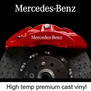 Mercedes-Benz Emblem Bromsok 4-pack (Välj Färg: Silver)