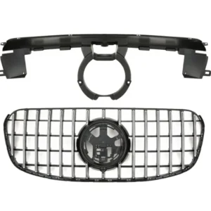 Mercedes-Benz GLS Grill GTR X167 2023- (Välj en produktvariant: Silverkrom)