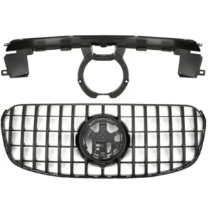 Mercedes-Benz GLS Grill GTR X167 2023- (Välj en produktvariant: Blank svart)