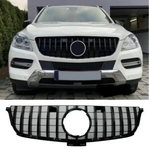 Mercedes-Benz GTR Grill ML W166 12-15 (Välj en produktvariant: Blanksvart)