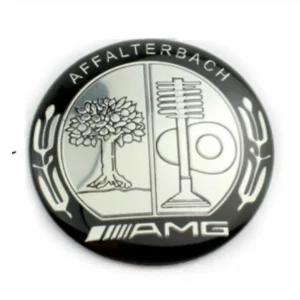 Mercedes Benz Ratt emblem 52mm (Välj en produktvariant: AMG Affalterback enfärgad)