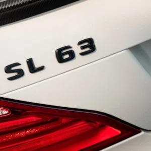 Mercedes-Benz SL63 logo emblem Motorkod (Välj Färg: Krom)