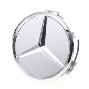 Mercedes-Benz centrumkåpor svart / silver Fälgkåpor (Välj en produktvariant: Silver)