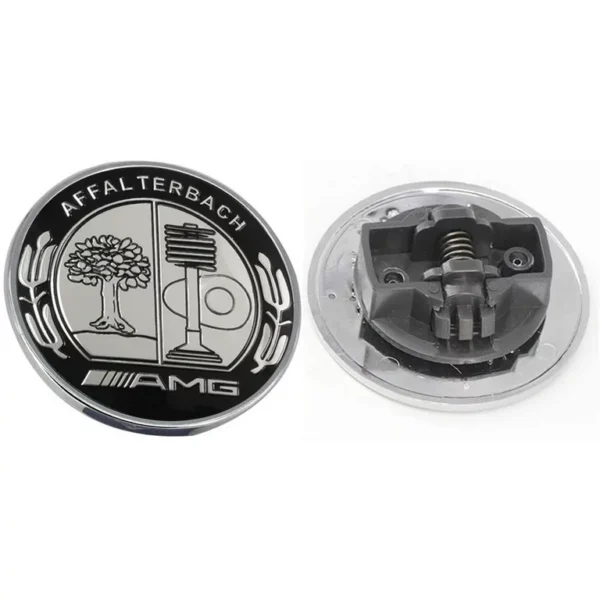 Mercedes-Benz huv emblem 57mm (Välj en produktvariant: AFFALTERBACH ENFÄRGAD)