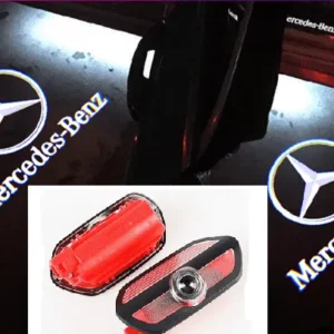 Mercedes-Benz logo dörrlampor W222 2-pack (Välj en produktvariant: Amg logga)