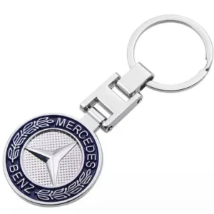 Mercedes Benz nyckelring i metall (Välj Färg: Mörk blå)