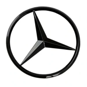 Mercedes C W205 stjärna 80mm Baklucka (Sedan) (Välj en produktvariant: Blanksvart)