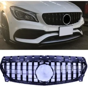 Mercedes CLA GTR Grill W117 X117 13-19 (Välj en produktvariant: Blank svart)