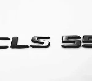 Mercedes Cls55 emblem Svart / Krom (Välj en produktvariant: Krom)