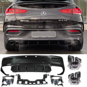 Mercedes-Benz Gle53 Diffusor C167 Coupe 21+ (Välj en produktvariant: Krom)