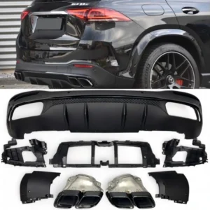 Mercedes Diffusor GLE W167 Gle63 Suv (Välj en produktvariant: Blanksvart)