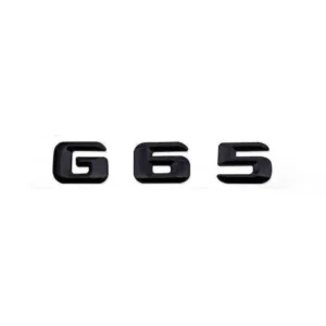 Mercedes G65 G 65 emblem svart & silver (Välj en produktvariant: Krom)
