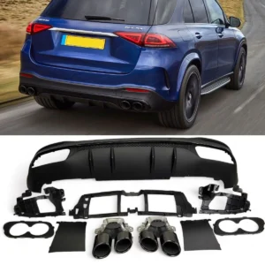 Mercedes GLE W167 Diffuser Suv GLE53 V167 (Välj en produktvariant: Blank svart)