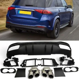 Mercedes GLE W167 Diffuser Suv GLE53 V167 (Välj en produktvariant: Krom)