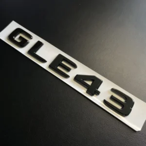 Mercedes GLE43 Emblem Svartblank