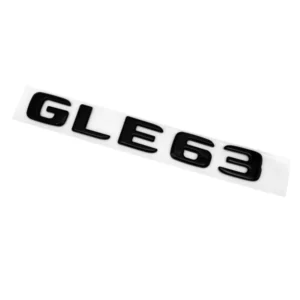 Mercedes GLE63 Emblem Matt & Blank (Välj en produktvariant: Mattsvart)