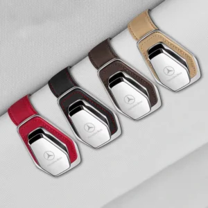 Mercedes Glasögonhållare Till bilen Läder (Välj Färg: Beige)