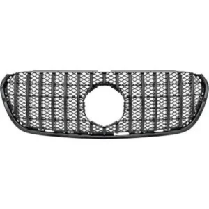 Mercedes Grill W470 X-CLASS Panamericana GT (Välj en produktvariant: Blank svart)