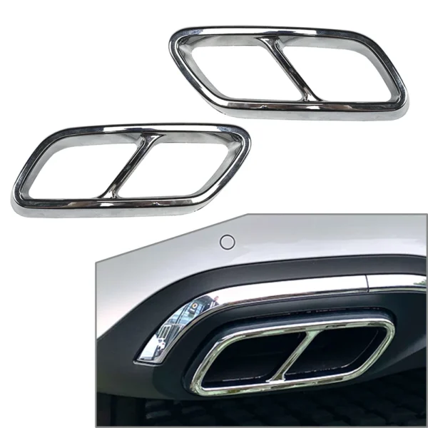 Mercedes Kåpa utblås W206 Krom