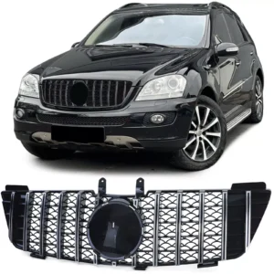 Mercedes ML GTR Grill W164 05-08 (Välj en produktvariant: Krom)
