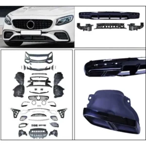 Mercedes S-klass C217 A217 AMG Kit (Välj en produktvariant: Svart paket)
