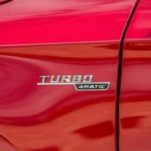 Mercedes Turbo 4matic Emblem (Välj Färg: Krom)