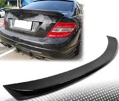 Mercedes Vinge W204 Highkick Sport C63 (Välj en produktvariant: Lackerad Mattsvart)