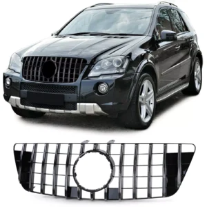 Mercedes W164 ML Grill GTR 2008-2011 (Välj en produktvariant: Blanksvart)