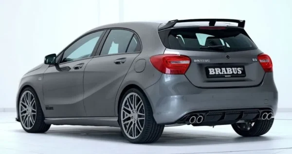 Mercedes W176 A-Klass takspoiler Brabus (Välj Färg: Lackerad blanksvart)