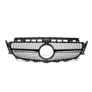 Mercedes W213 C238 Diamant Grill Svart (Välj en produktvariant: Med Kamera)