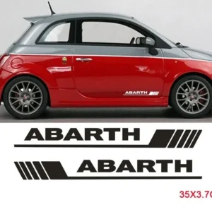 Fiat ABARTH Logo Dekaler (Välj Färg: Silver)