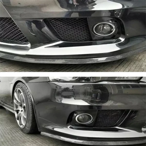 Universal frontspoiler läpp list kolfiber