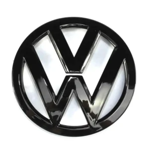 VW Emblem MK7 Svarta (Pianosvart) (Välj Storlek: Fram 140mm)