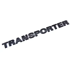 VW Volkswagen Transporter emblem Blanksvart