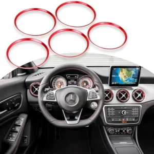 Ventilations ringar Mercedes RÖD A, B, Cla, Gla